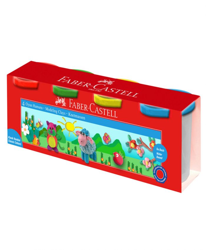 FABER CASTELL OYUN HAMURU 100X4 RENK 