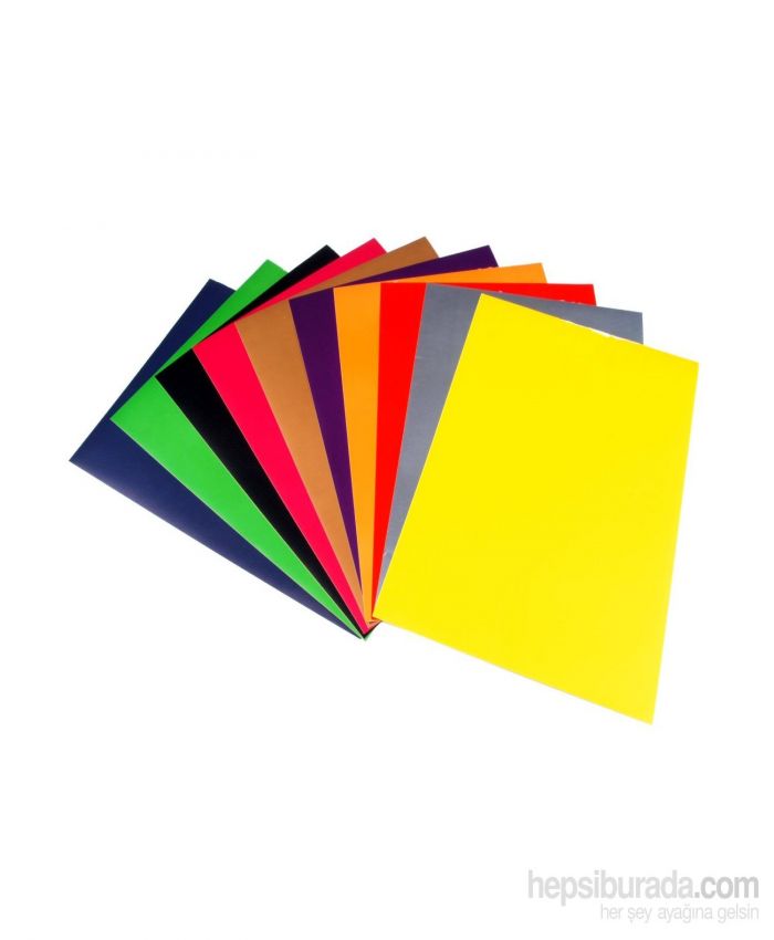 SAN FON KARTONU RULO 50X70CM 100 GR 10 RENK
