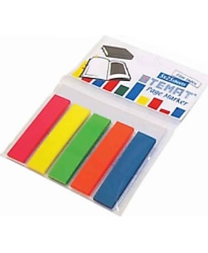 TEMAT NOT KAĞIT 12X45 5 RENK PAGE MARKER