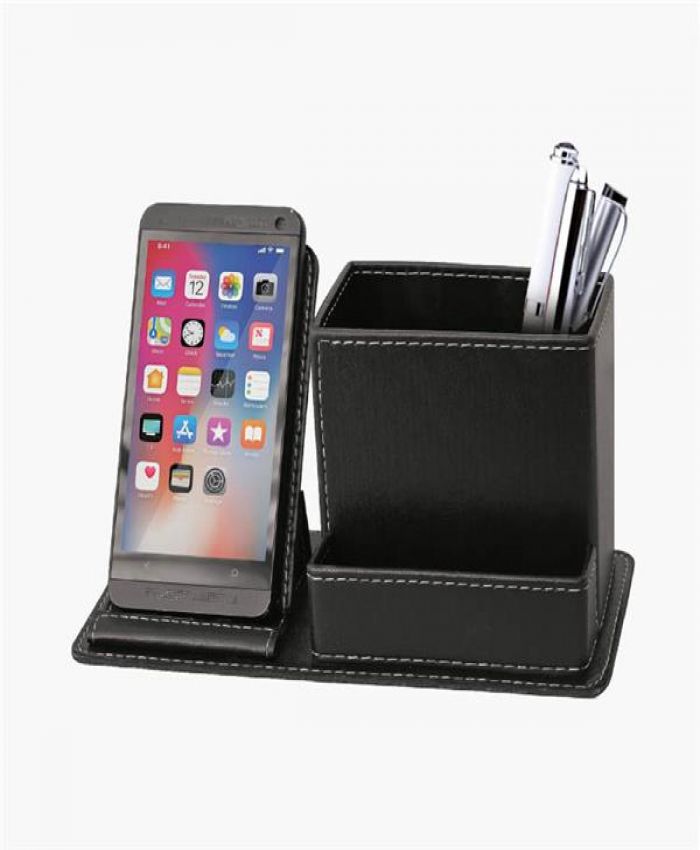 MASA ÜSTÜ KALEMLİK SUNİ DERİ PL1115