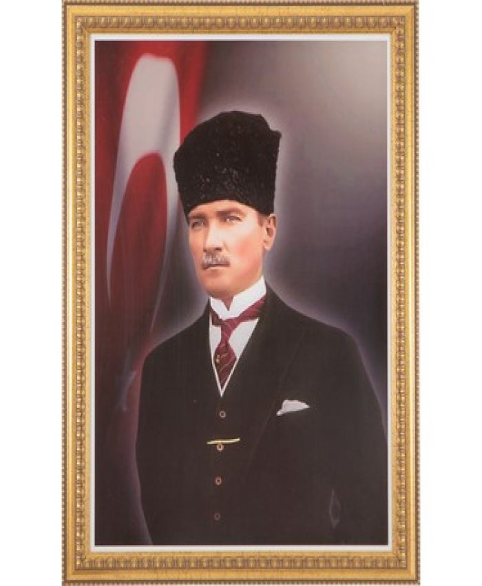 İNTER ATATÜRK PORTRESİ VARAKLI 50X70 İNT-025