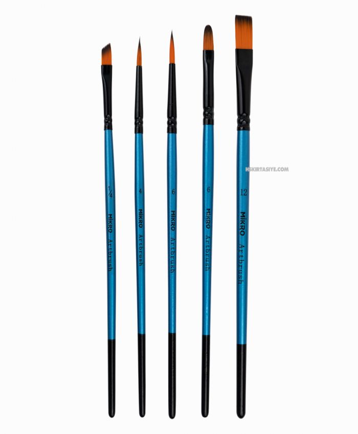 MİKRO MF-SET-102 SULU-YAĞLI-GUAJ 5 Lİ FIRÇA SETİ