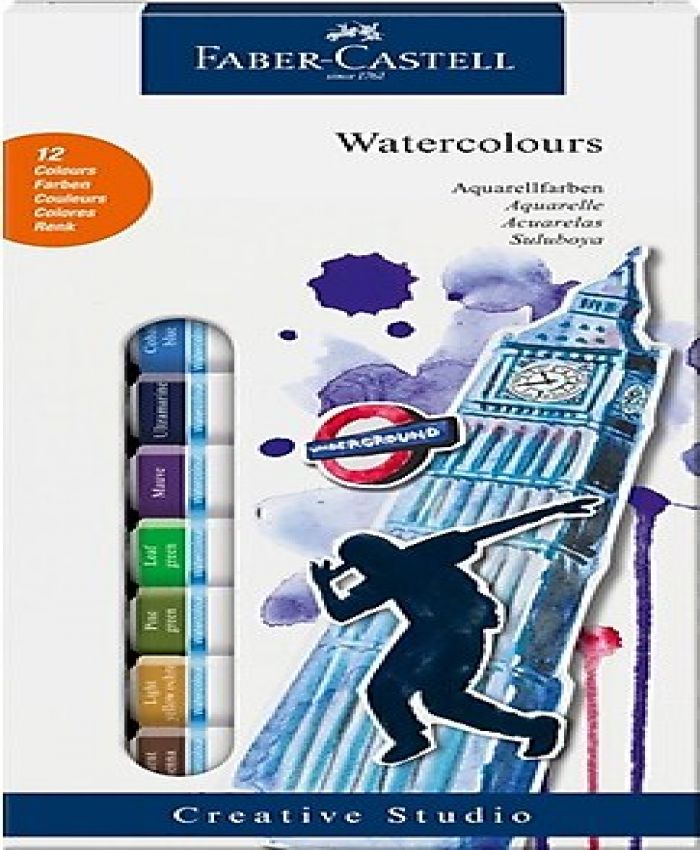 FABER CASTELL SULUBOYA TÜP 12 ML 12 RENK