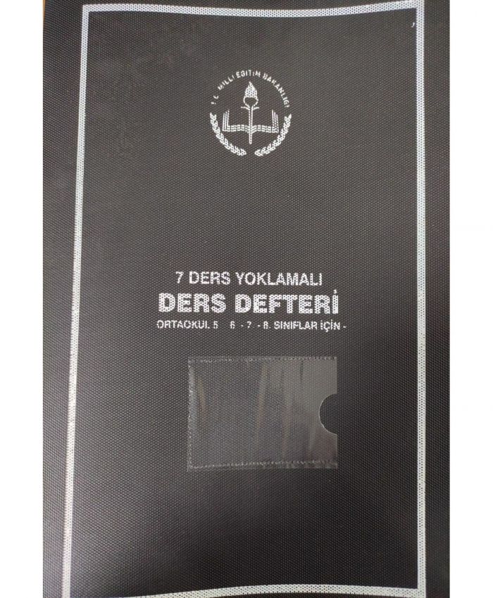 GÜLPAŞ DERS DEFTERİ PLASTİK KPK 8 DERS YOKLAMASIZ 