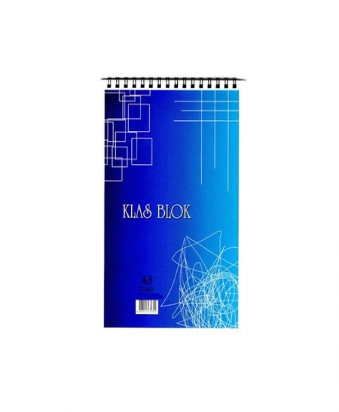 KLAS BLOKNOT SPİRALLİ OFFİCE BOOK ÇİZGİL A5 100YP.