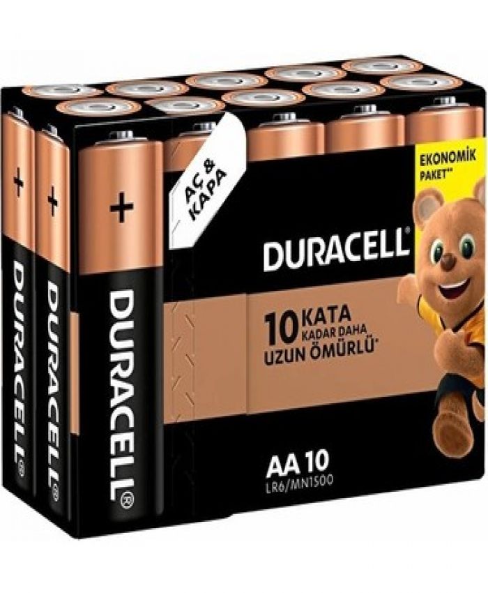 DURACELL PİL AA KALEM BASIC 10 LU 