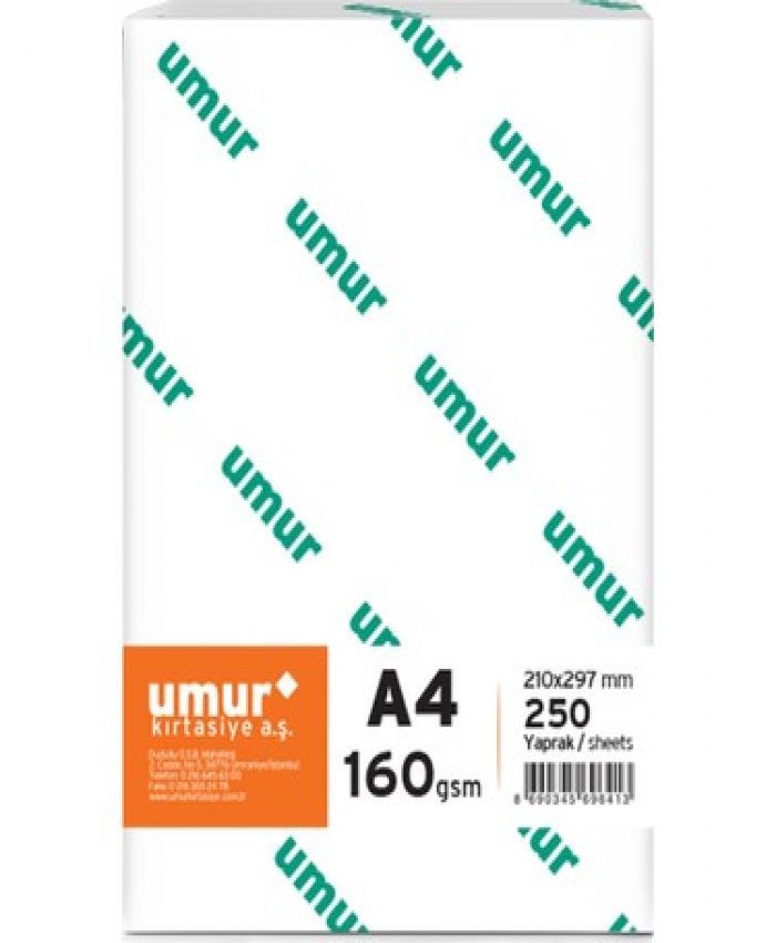 UMUR FOTOKOPİ KAĞIDI A4 160 GR 250 Lİ
