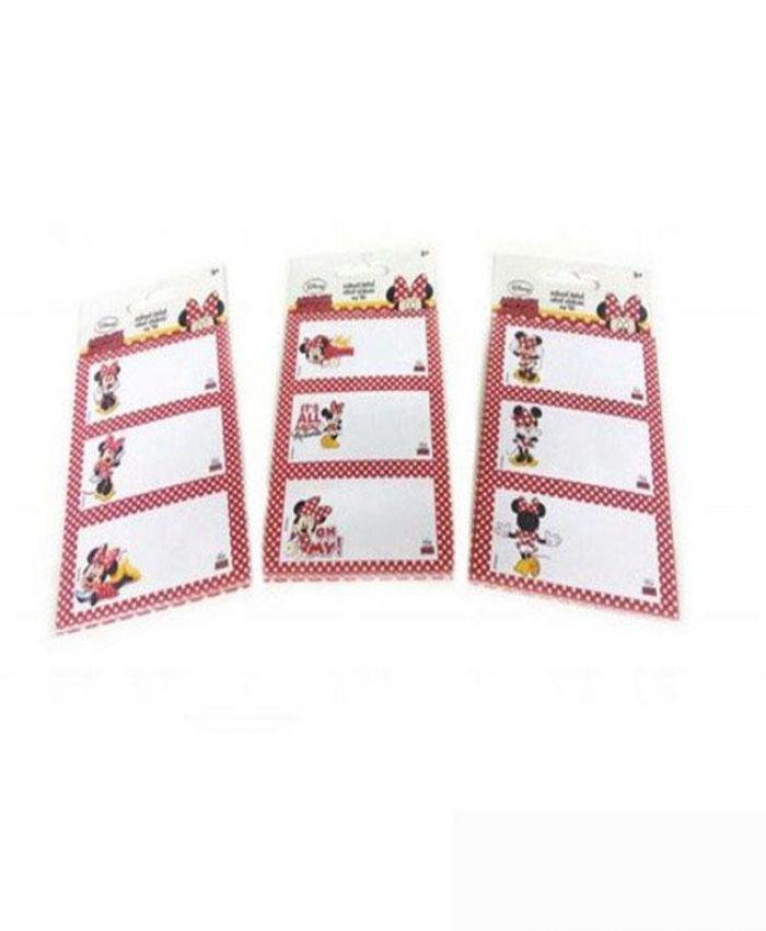 OKUL ETİKETİ MINNIE MOUSE 24 LÜ