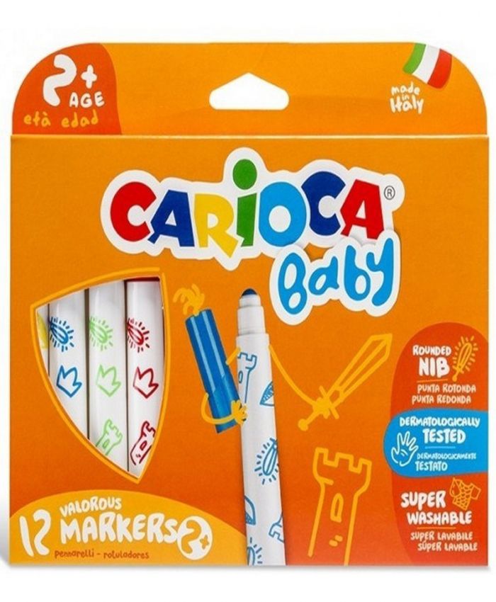 CARIOCA KEÇELİ BOYA JUMBO YIKNABİLİR 12 Lİ 42814