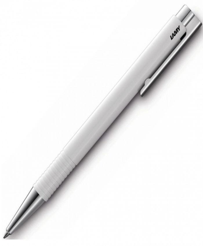 LAMY TÜKENMEZ LOGO METAL KLİPS BEYAZ REFILI MAVİ