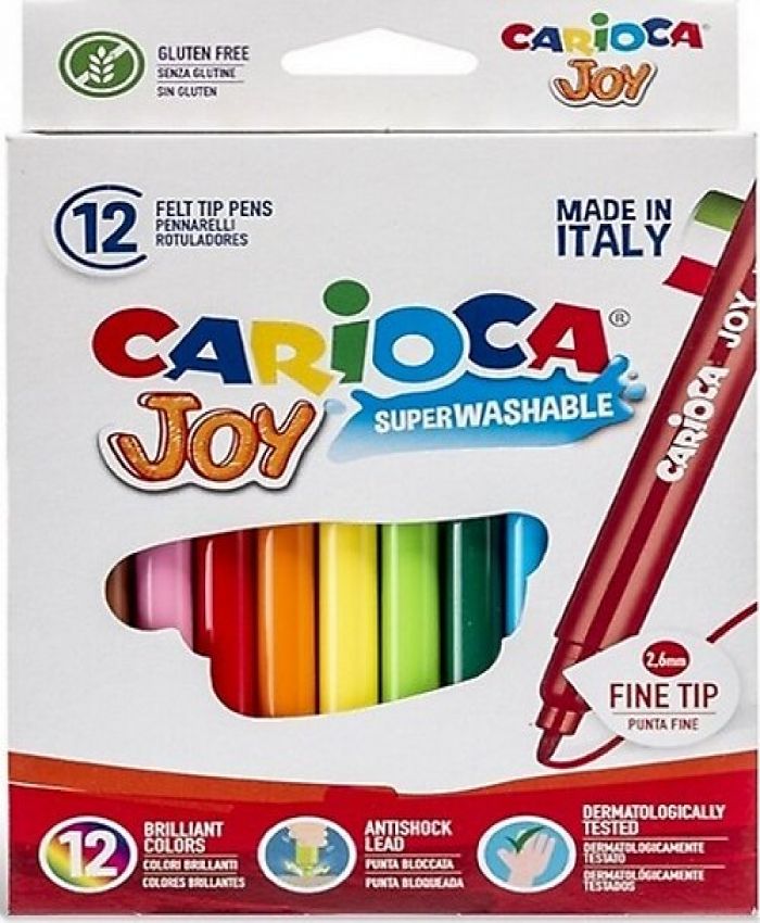 CARIOCA KEÇELİ BOYA JUMBO YIKANABİLİR JOY 12 Lİ 