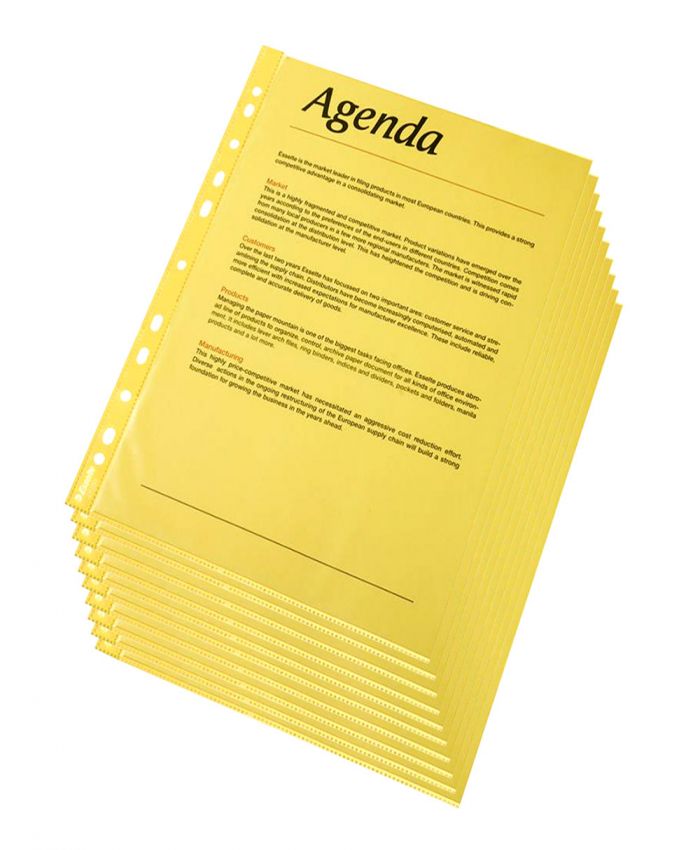 ESSELTE POŞET DOSYA A4 SARI SLT-47201 10 LU 