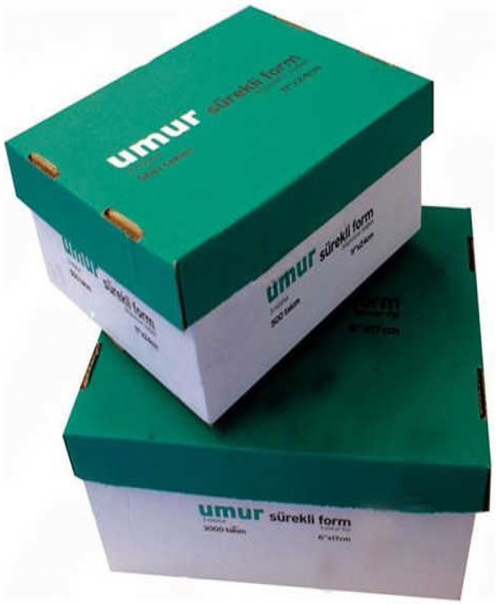 UMUR SÜREKLİ FORM 11x24CM 3/N 500 LÜ BEYAZ 5,5 per