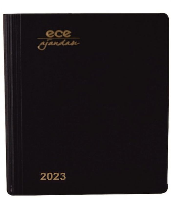 ECE AJANDA 12X16 YENİ MARMARİS NO:10 - SİYAH