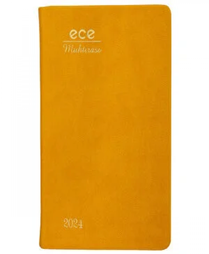 ECE AJANDA CEP 8.5X13 5D NO:5 GALATA SAFRAN 2024