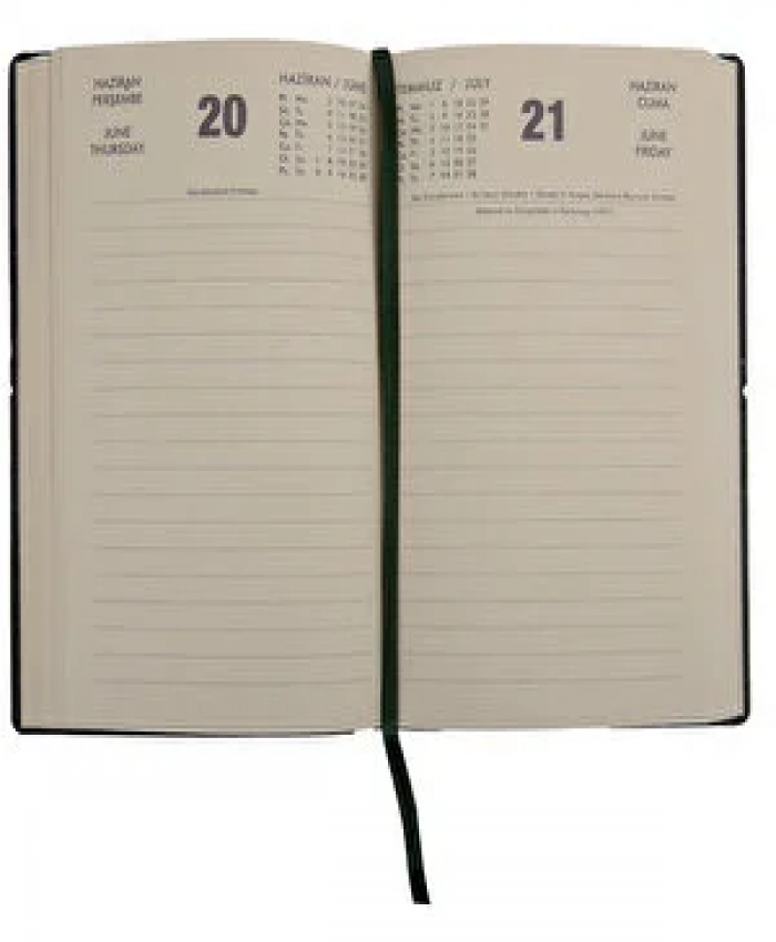 ECE AJANDA 12X18 YENİ AKÇAY NO:9 - LACİVERT 2024