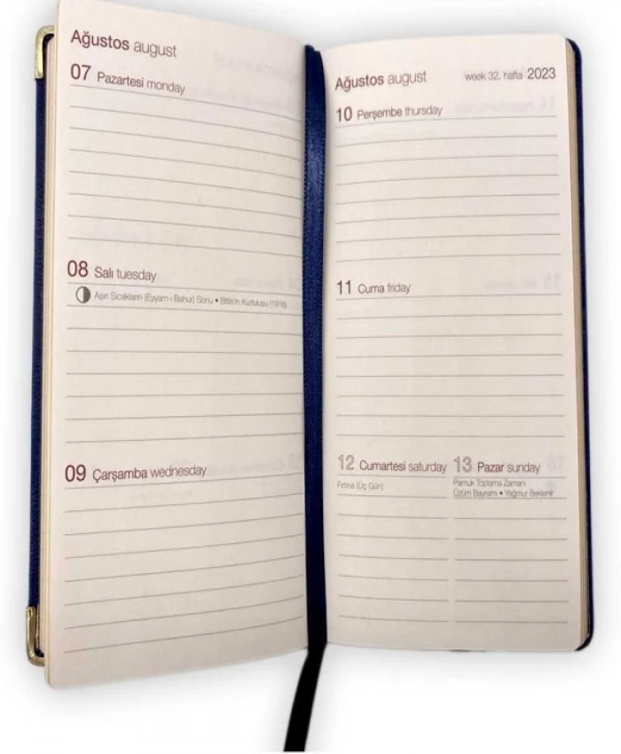 ECE AJANDA CEP 8.5X16 4DL KARAKÖY K.PEMBE 2024