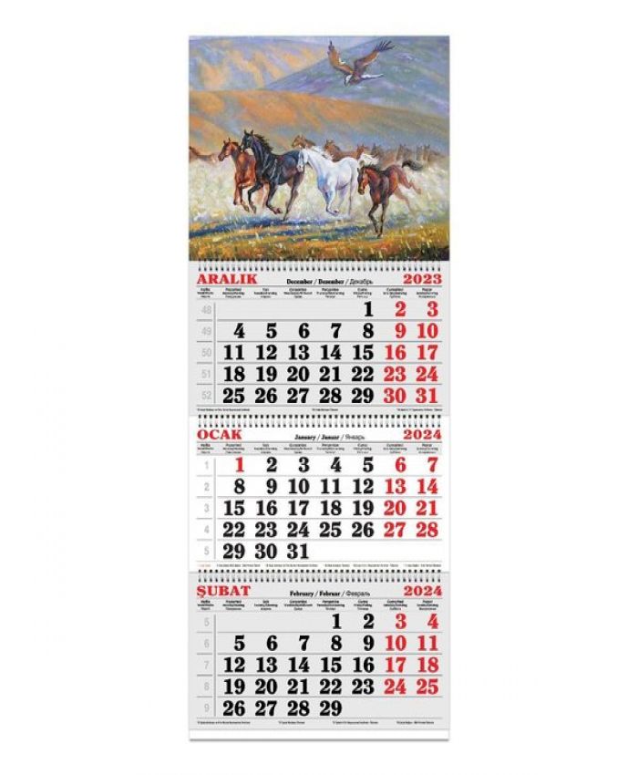 KESKİN TAKVİM DENİZCİ 3 AYLIK SPR. ATLAR 