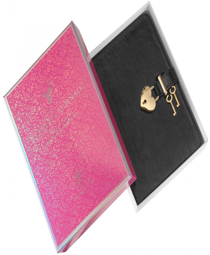 VJ HATIRA DEFTERİ 13x18 HUSH HUSH KİLİTLİ METALİK 