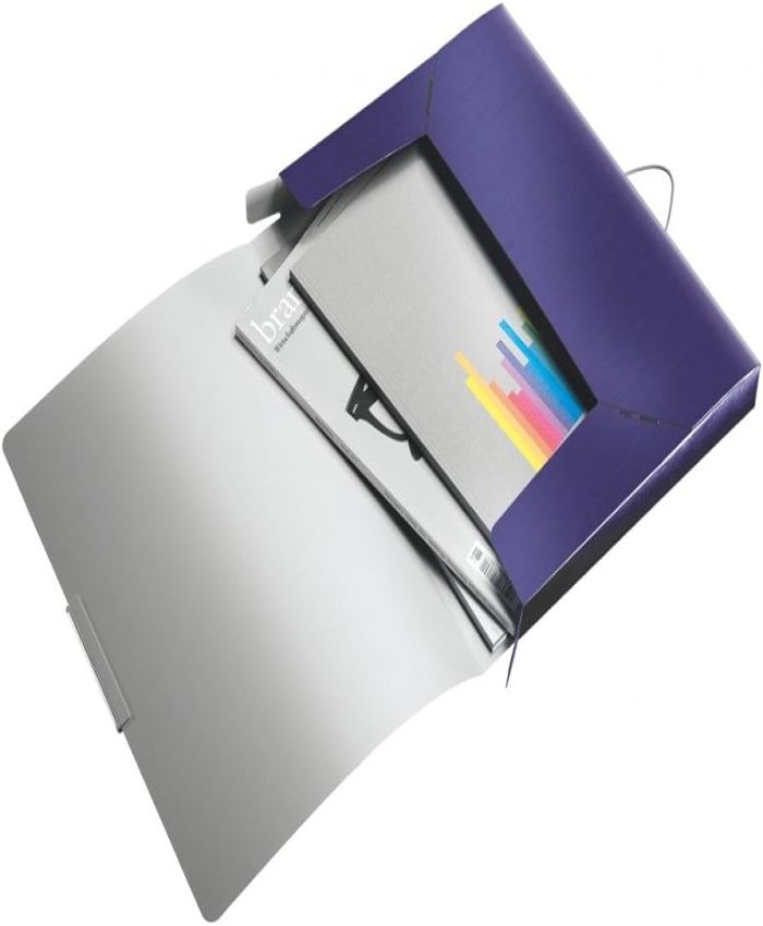 LEITZ STYLE KALIN LASTİKLİ DOSYA LACİVE L-39560069