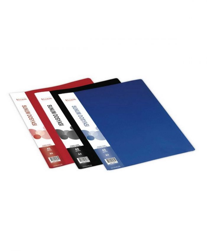 TICON SUNUM DOSYASI SİYAH 40 LI