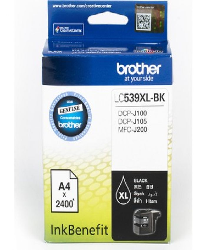 BROTHER LC539XLBK BLACK 2400 SAYFA KARTUŞ 