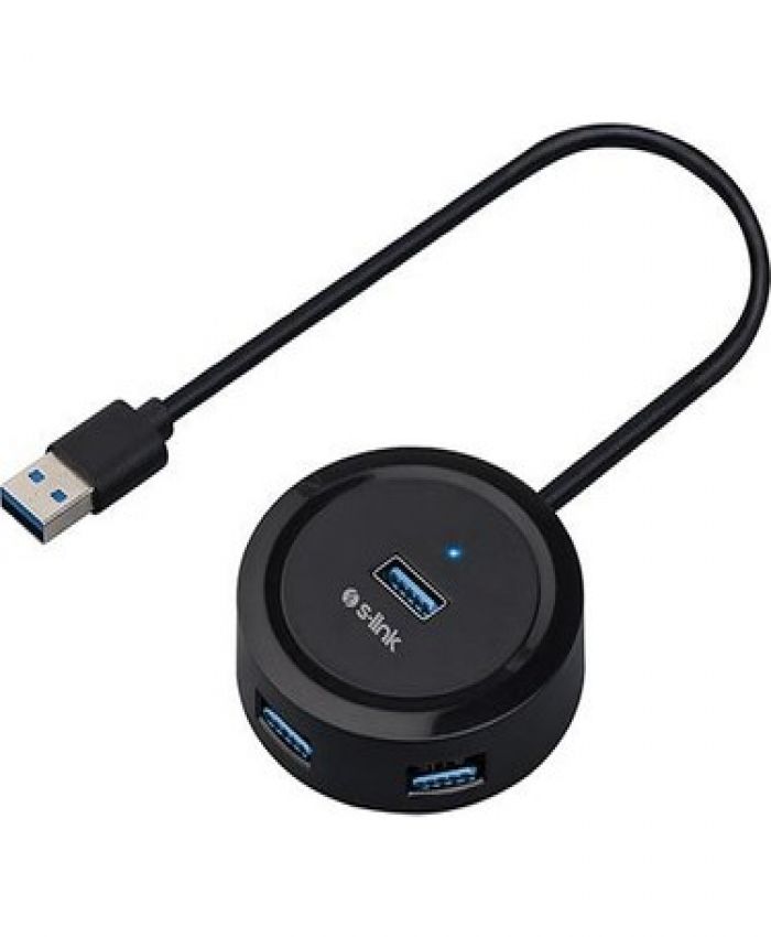 S-LINK SW-U300 4 Port Usb 3.0 Gri Usb HubÇOKL