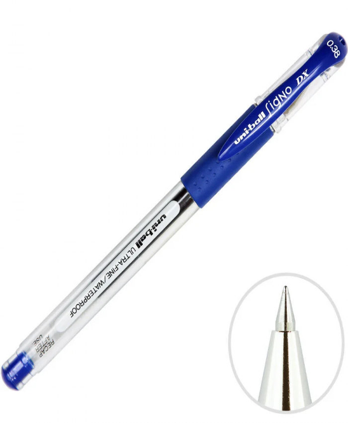 UNİ JEL K. SİGNO DX 0.38 MAVİ-SİY UM-151ND İĞNE UÇ