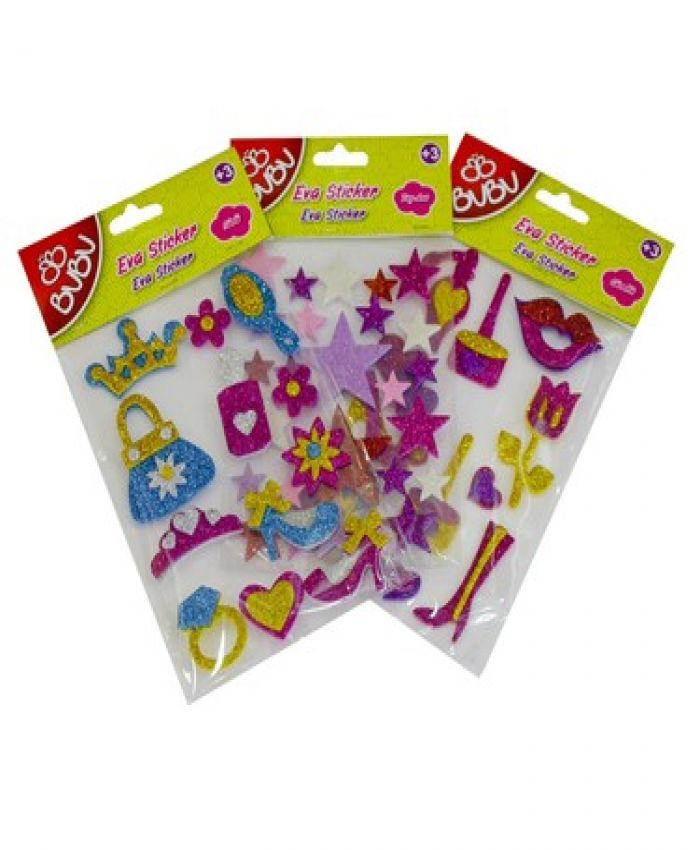BU-BU EVA STİCKER SİMLİ PRENSES STS016