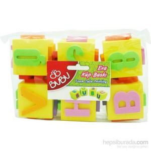 BU-BU EVA KÜP RAKAM  BASKI SETİ 4 LÜ