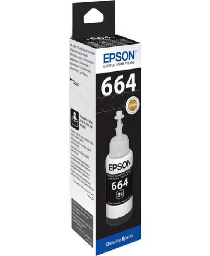 EPSON T6641 SİYAH MÜREKKEP 70ML