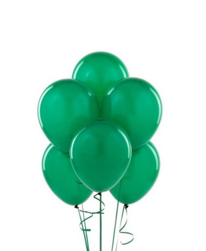 BALON TEK RENK 100 LÜ KOYU YEŞİL