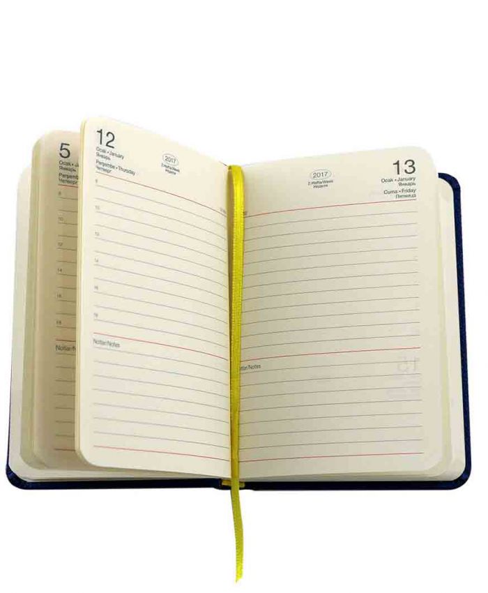 BAYINDIR AJANDA 9X14 GÜNLÜK ÇİZGİLİ IVORY