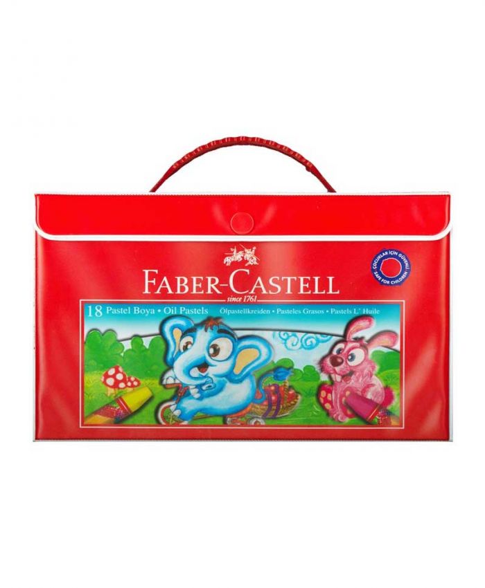 FABER CASTELL PASTEL BOYA ÇANTALI 18 RENK 