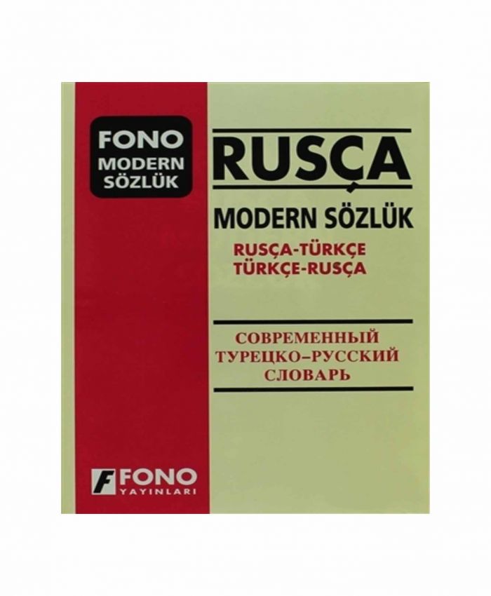 FONO MODERN SÖZLÜK RUSÇA      