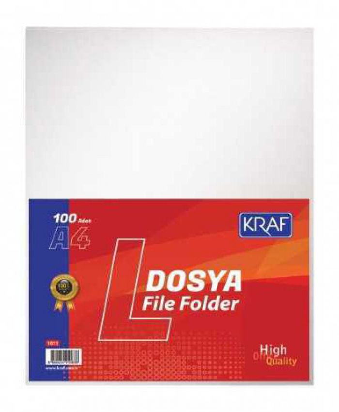 KRAF POŞET DOSYA L A4 100 LÜ 1011