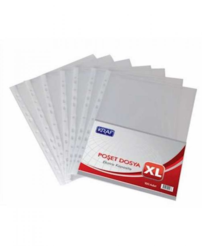 KRAF POŞET DOSYA XL A4 100 LÜ 1002