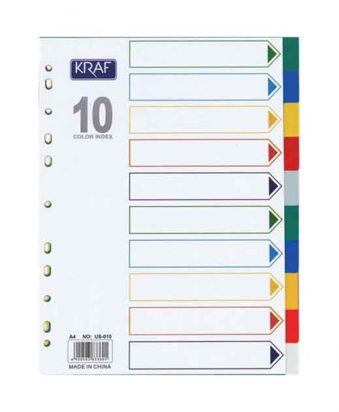 KRAF SEPARATÖR PLASTİK 10 RENK