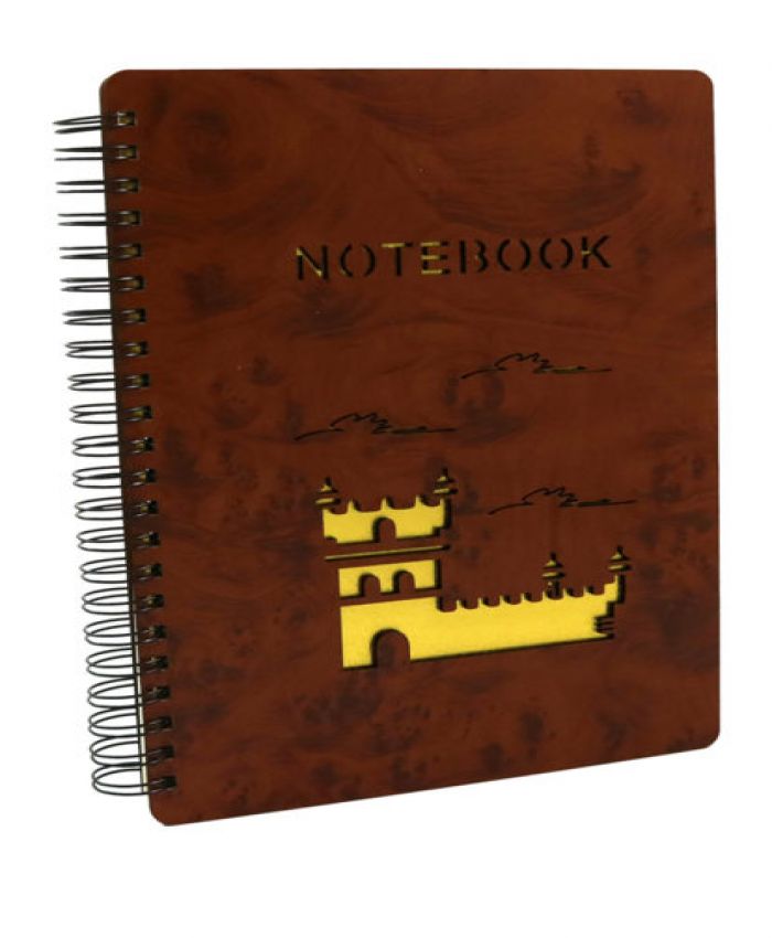 RASYONEL DEFTER B-5 AHŞAP KAPAK AHS-0104 