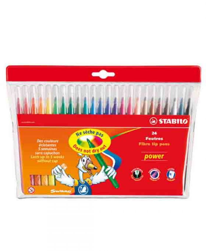 STABILO KEÇELİ KALEM POWER 24 LÜ 280/24-0